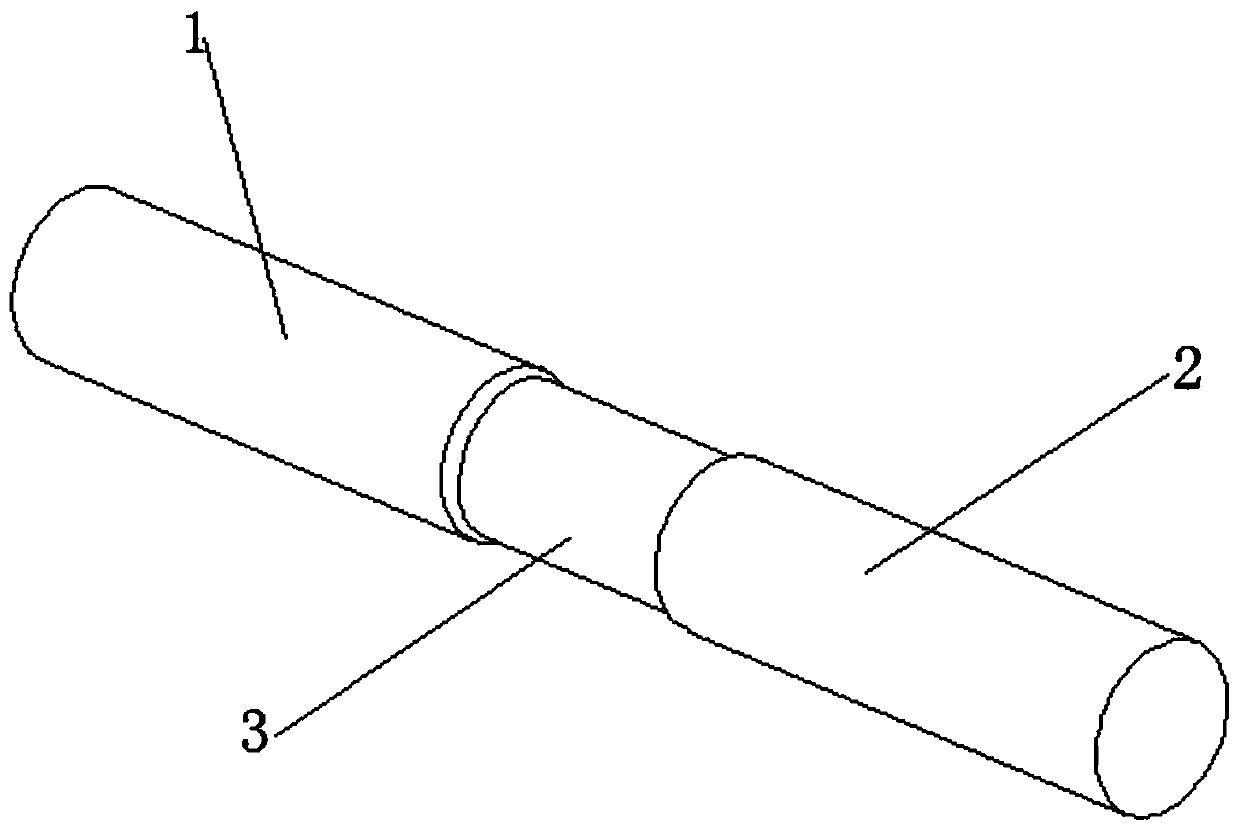 A steel structure connector filled with pre-fracture warning rods