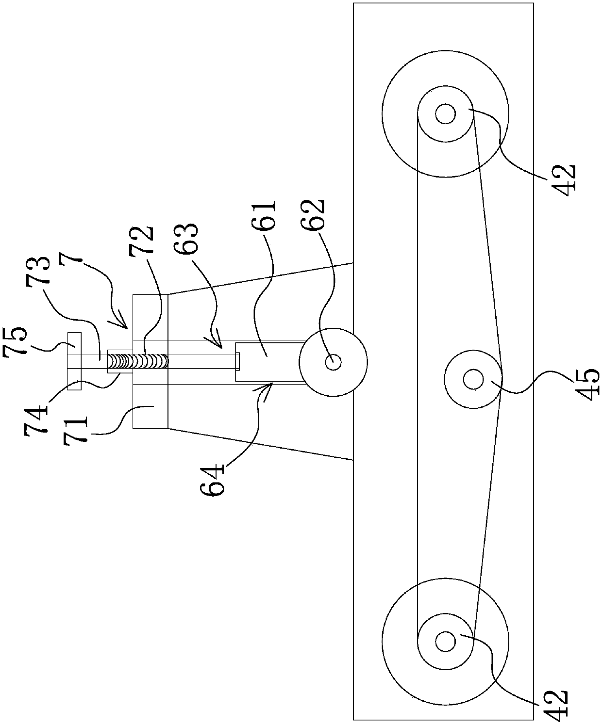 Simple type roll bending machine