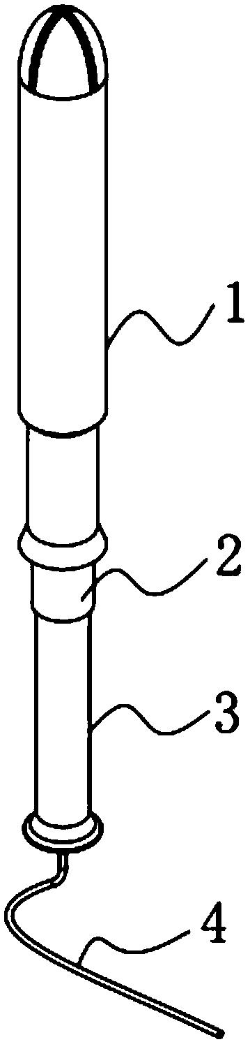 Catheter drug type menstruation tampon for treating colpitis and preparation method thereof