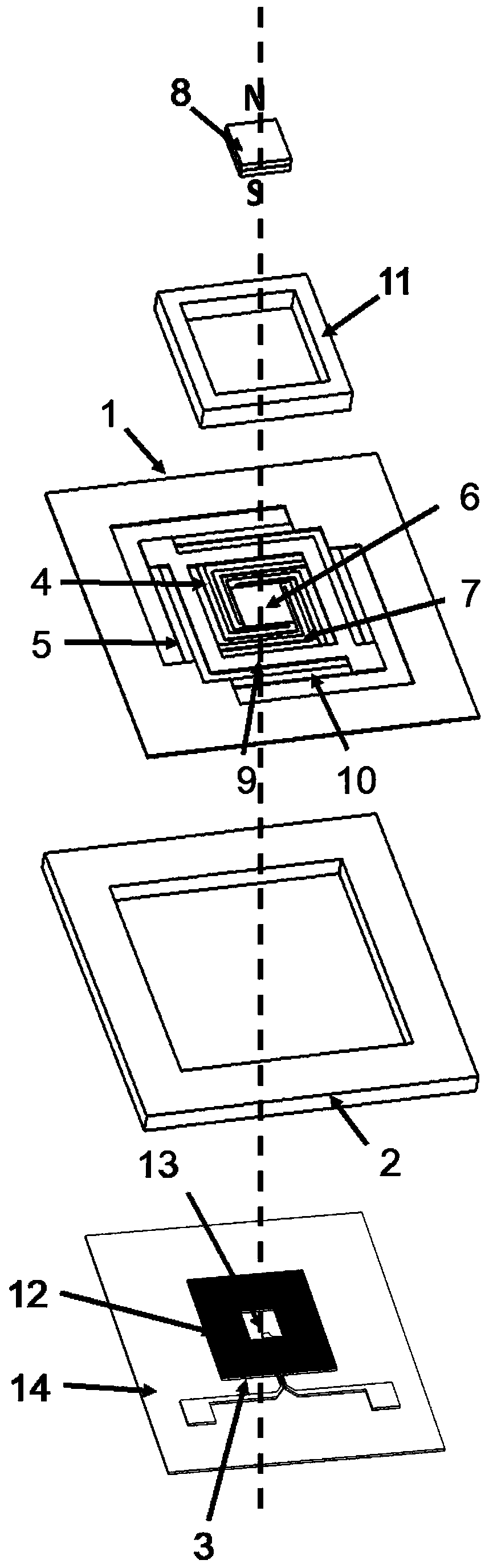 Integrally manufactured nonlinear cascaded multi-degree-of-freedom vibration energy collector