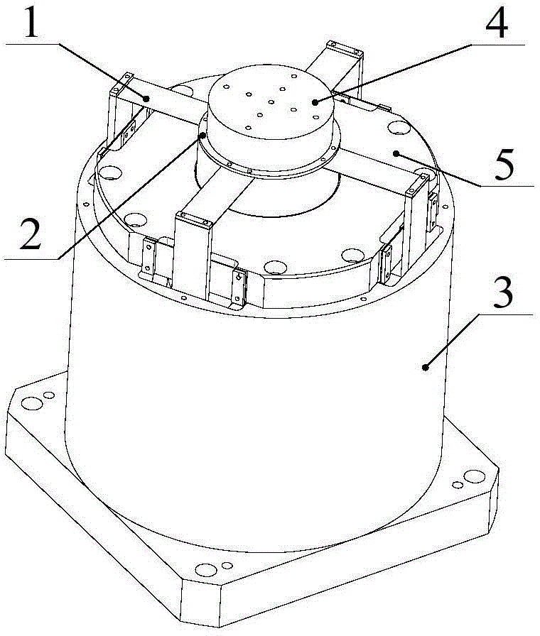 Reed suspension structure for standard vibrating table