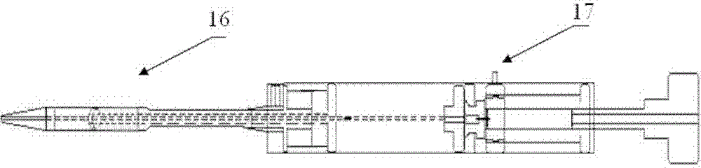 Valve conveying system for implanting valve from apex cordis and using method thereof