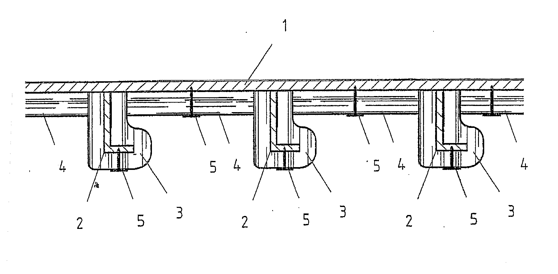 Insulating element from mineral fibers for shipbuilding