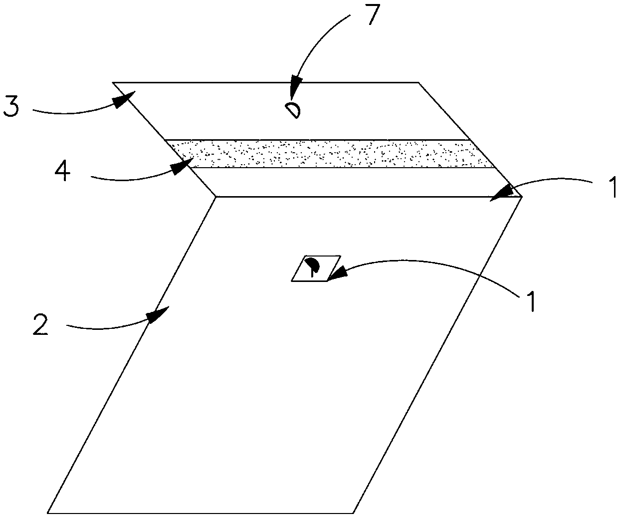 Low-cost multi-layer damping packaging structure