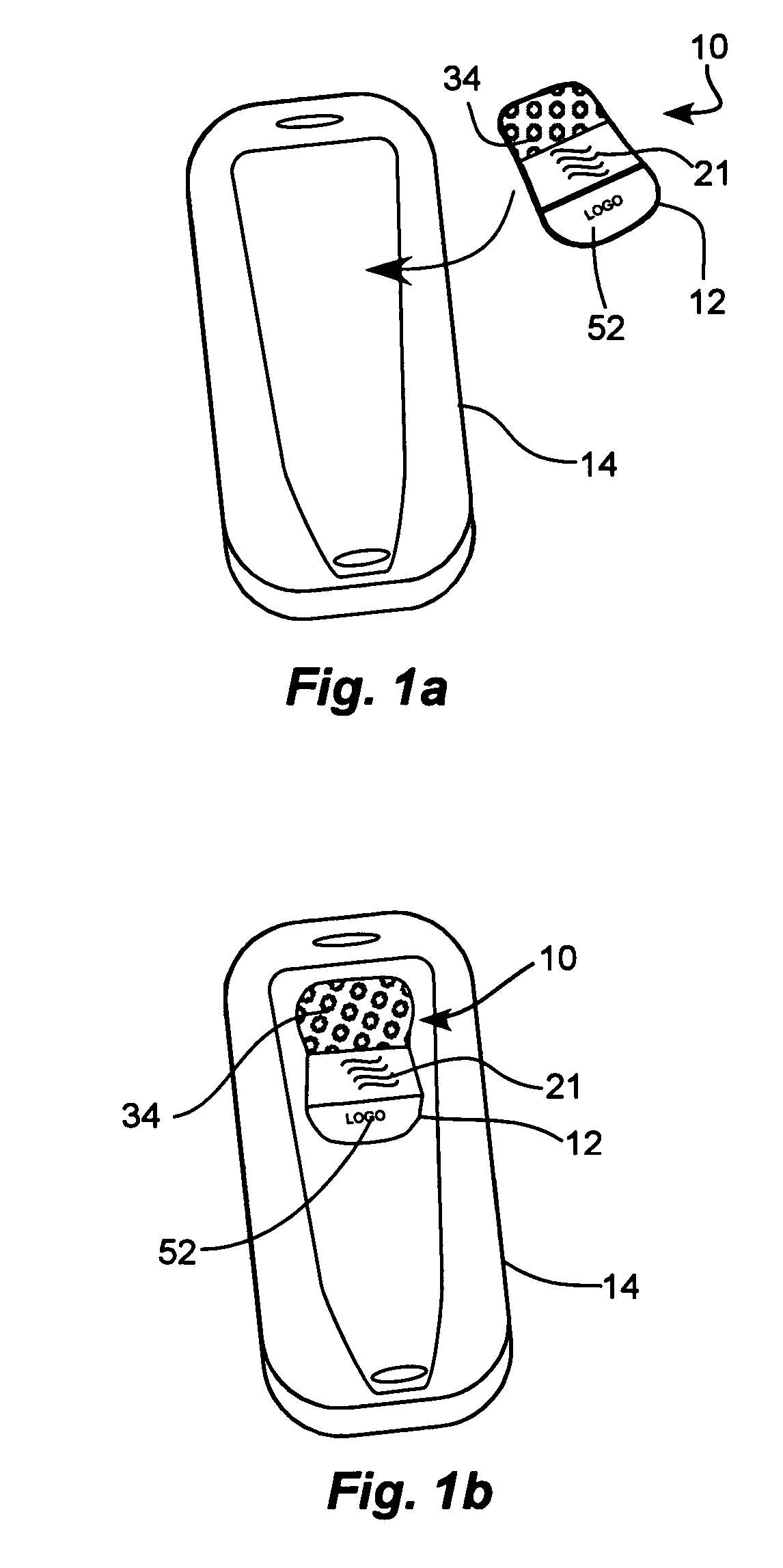 Frictional holding pad