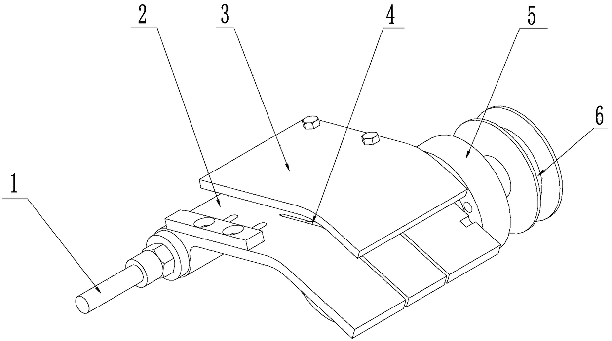 Novel tipping paper cutting device