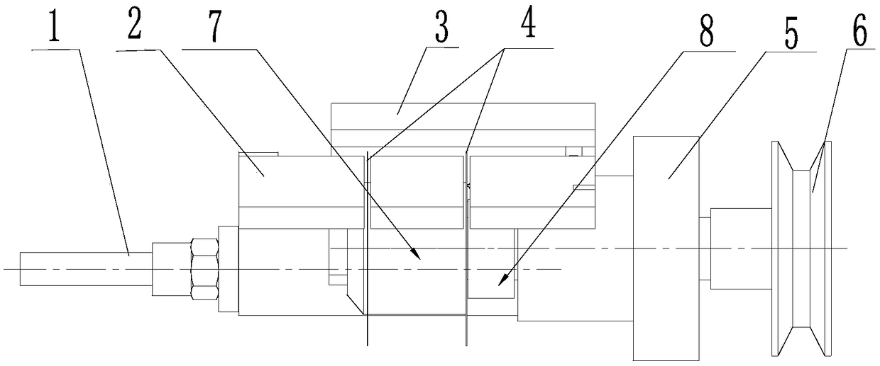 Novel tipping paper cutting device