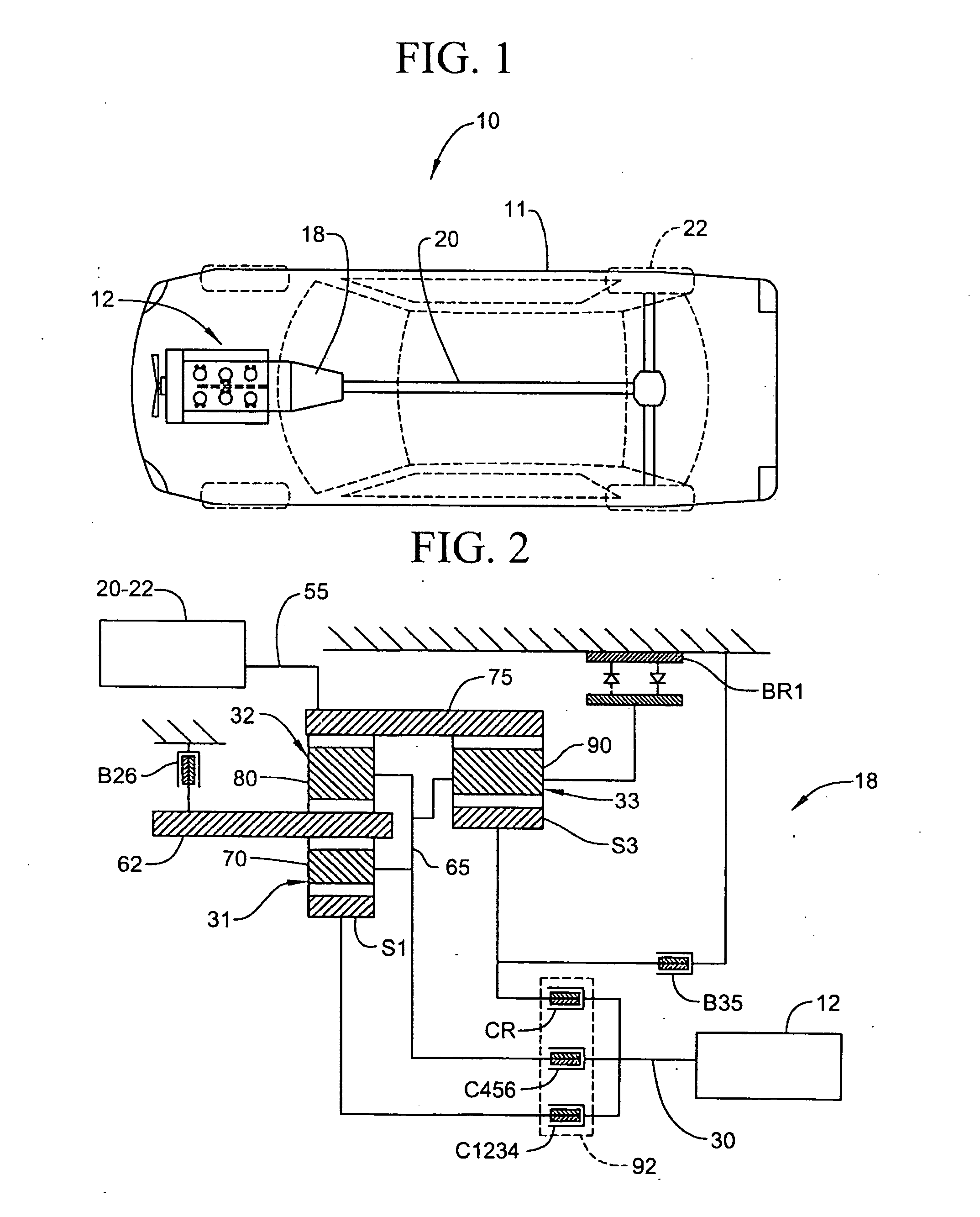 Planetary Transmission Having Common Carrier for Generating Six Forward and Two Reverse Drive Ratios