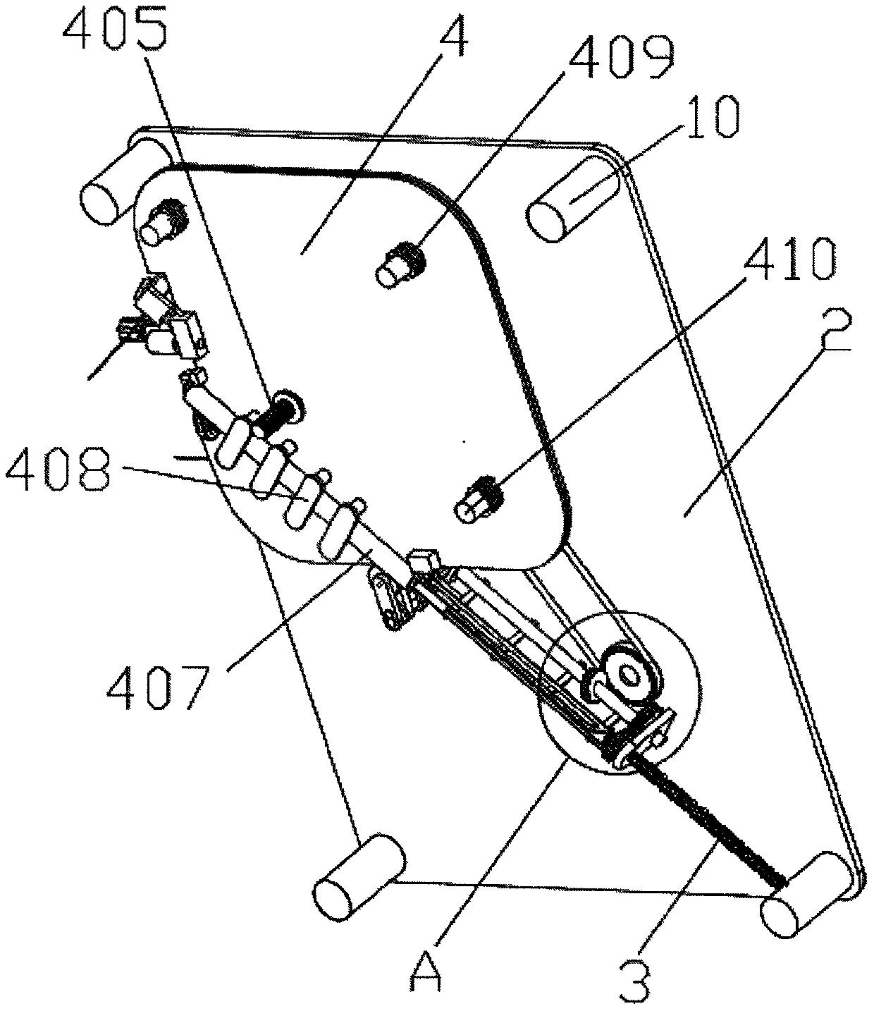 Small magnetic ring inductor winding device