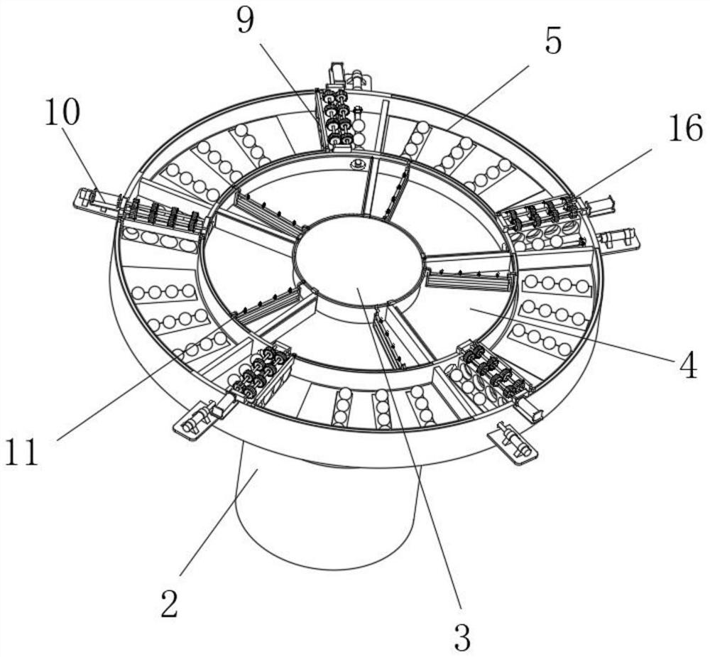 Sand table simulation device for economic teaching