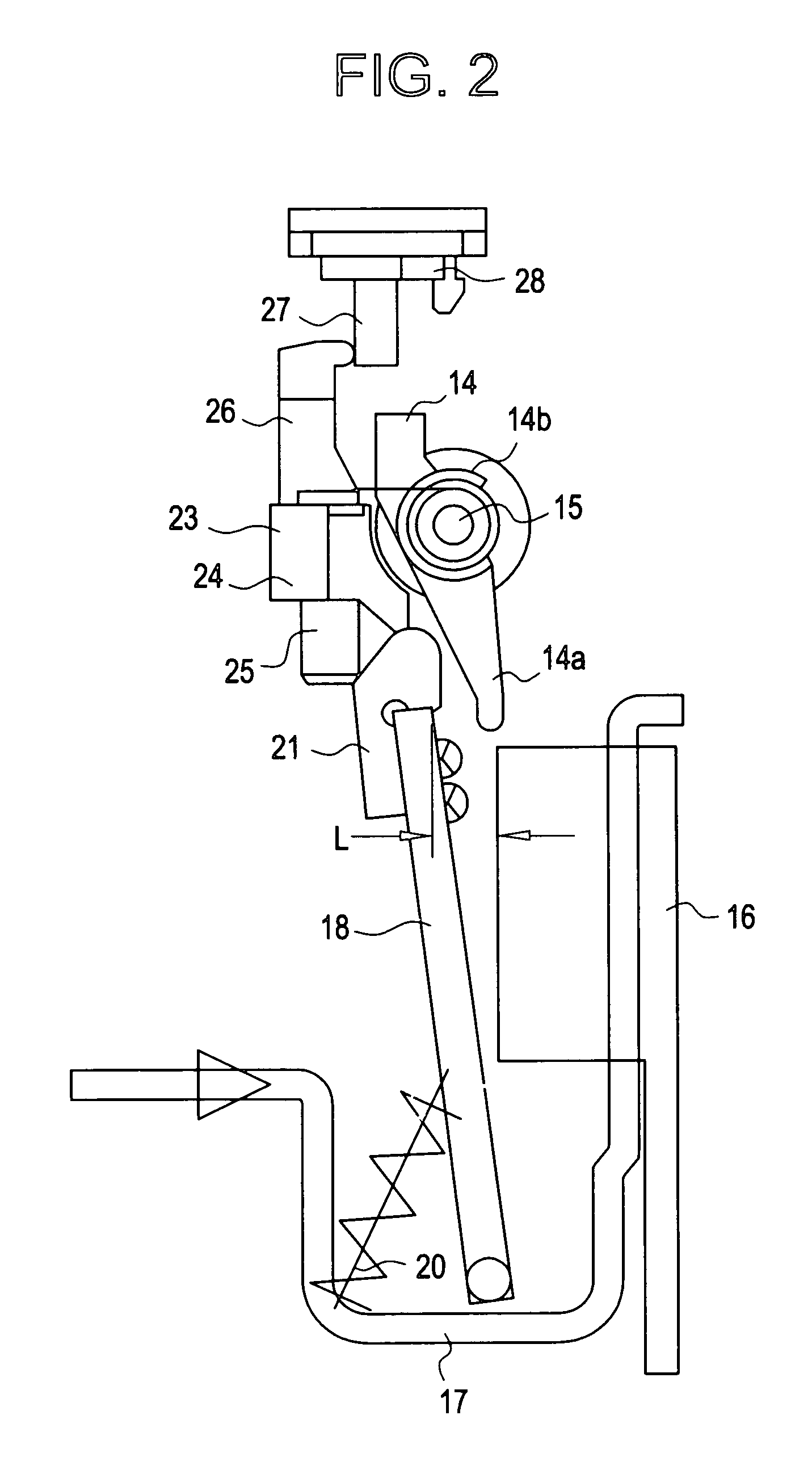 Magnetic device for a magnetic trip unit