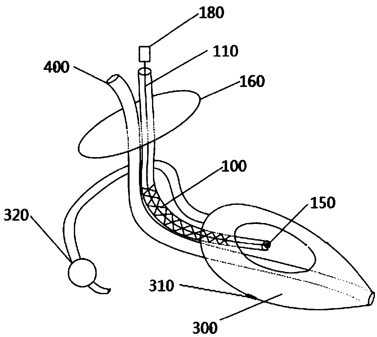 Double-tube laryngeal mask device and control method thereof