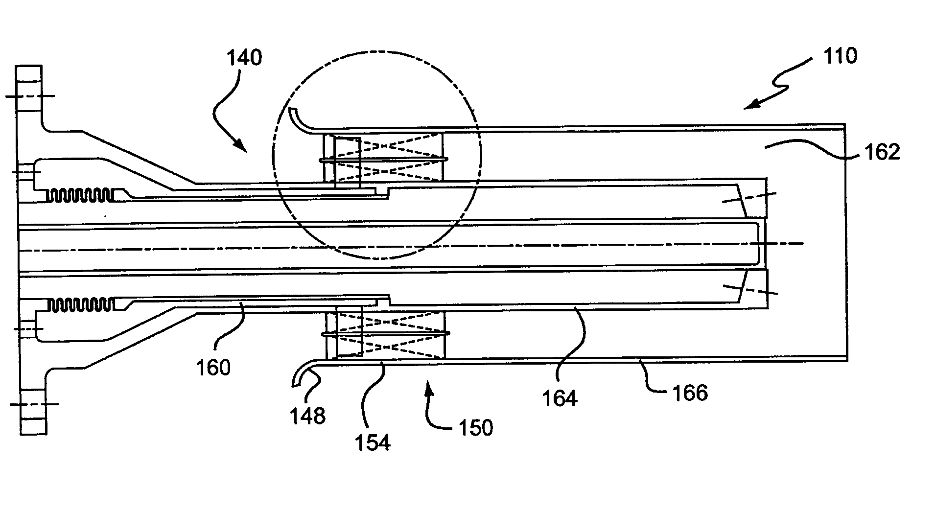 Burner tube and method for mixing air and gas in a gas turbine engine