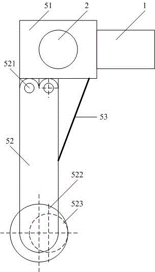 A large tank outer wall polishing device