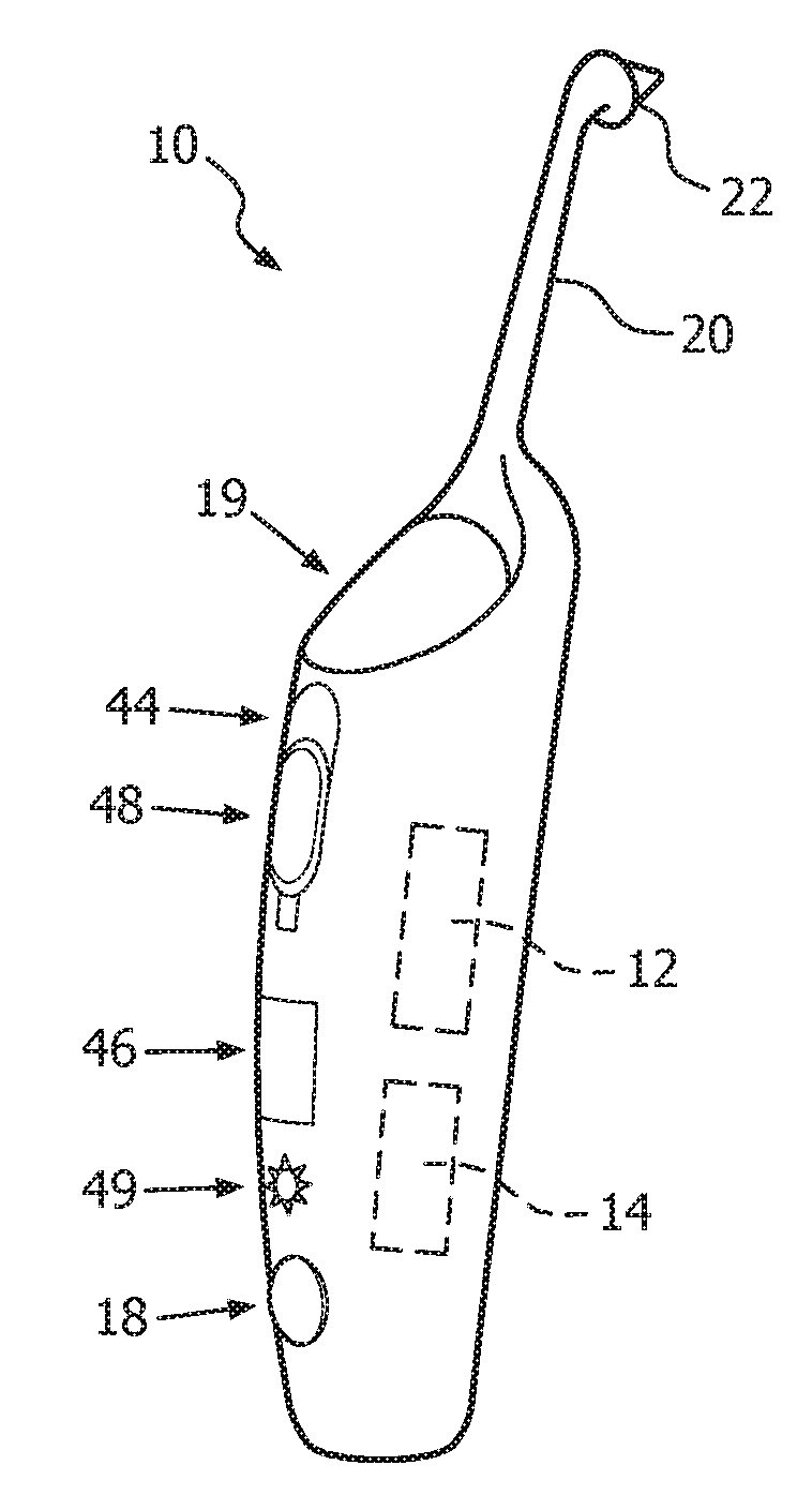 System for reminding use of an oral care appliance