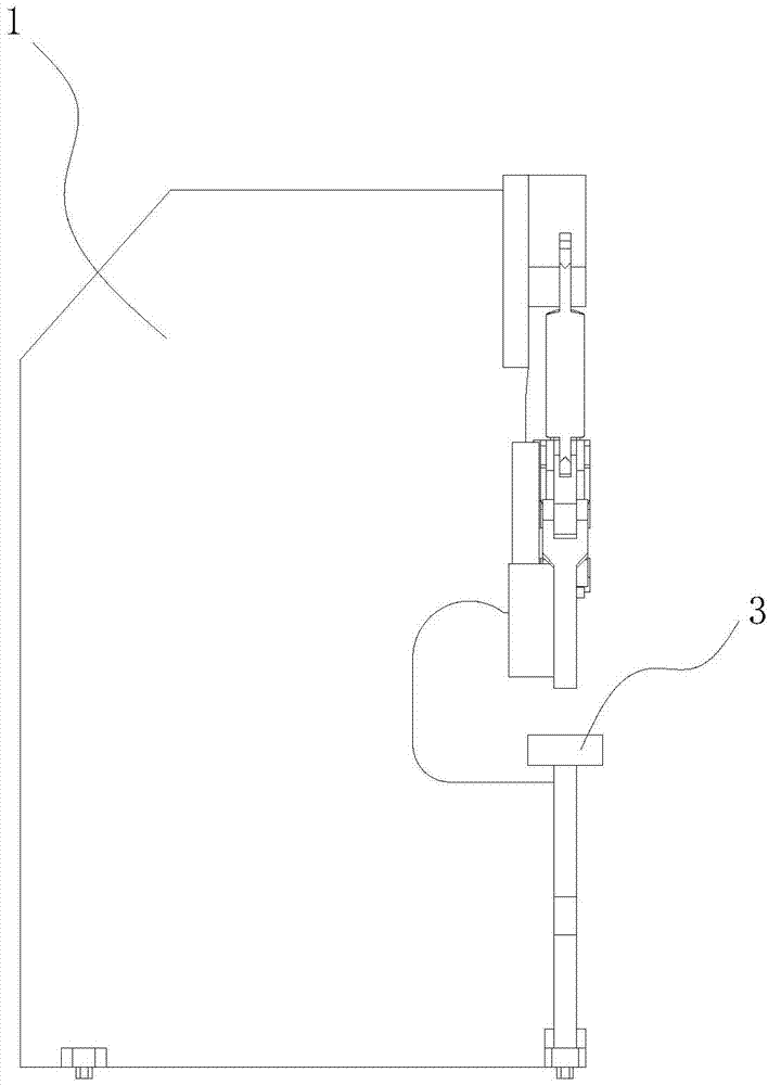 Deflection adaptive compensation type mechanical servo numerical control bending machine