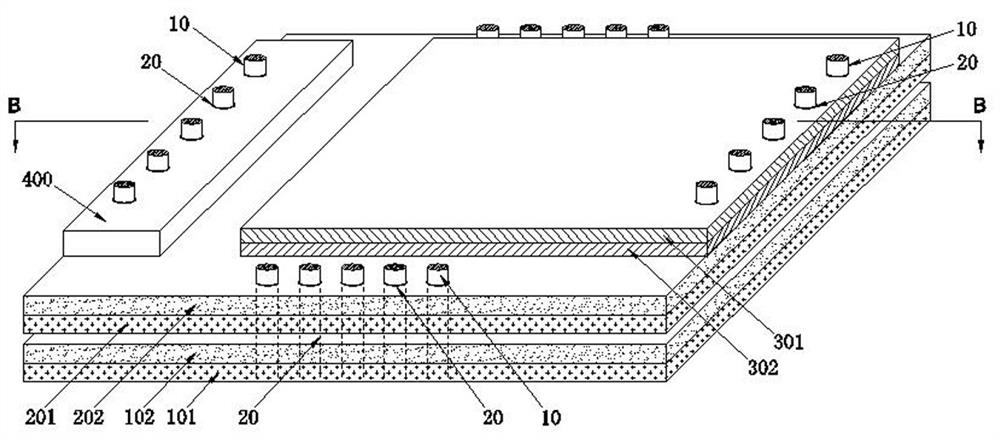 Multi-layer chip architecture and connection method