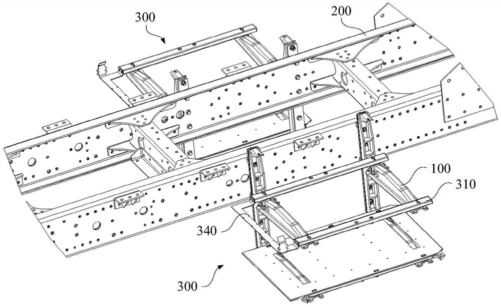 Power battery support, power battery support assembly and vehicle