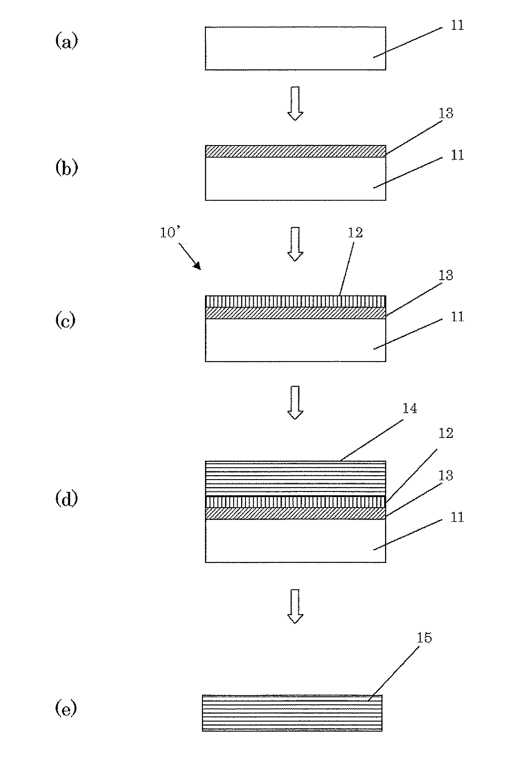 Base material for growing single crystal diamond and method for producing single crystal diamond substrate