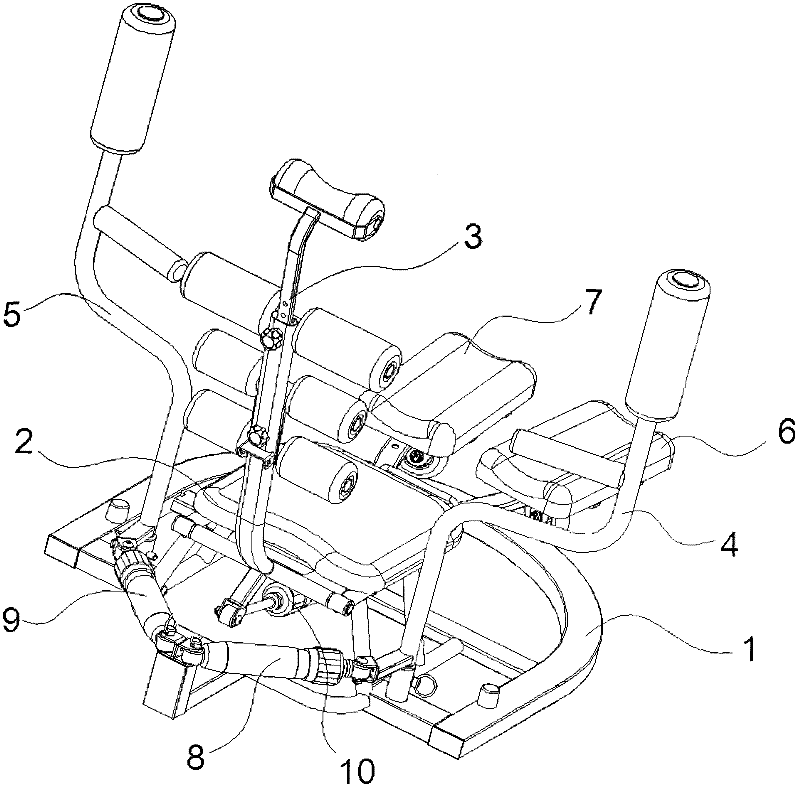 Multifunctional fitness machine