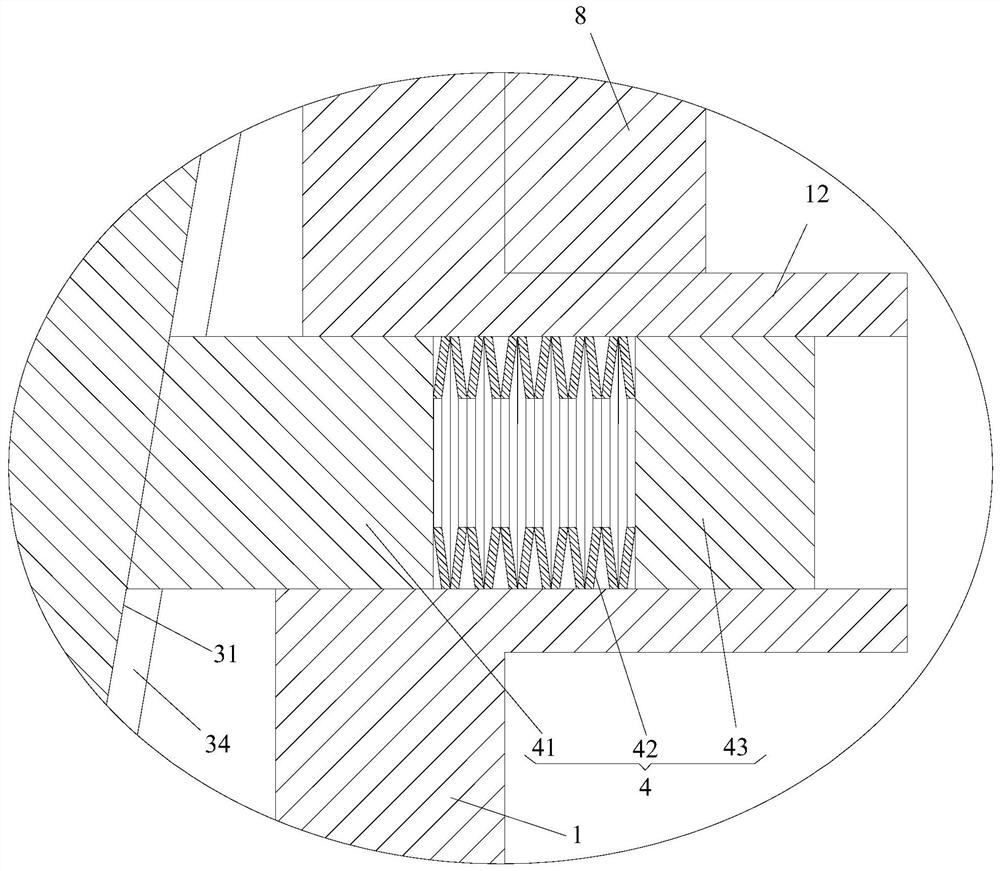 A multi-directional shock absorbing buffer device