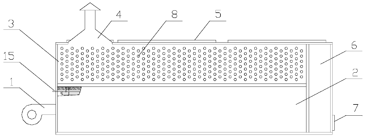 A thermal recovery boiler with double-layer pipe layout and two-pass radiation section