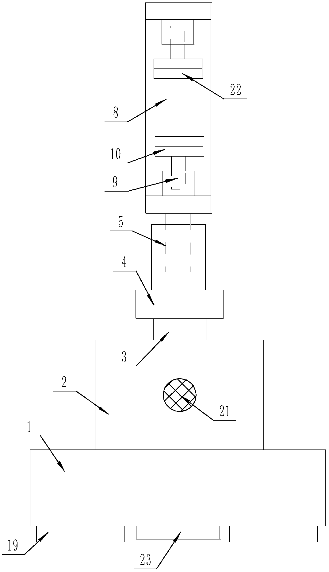 Automatic feeding device for forging press