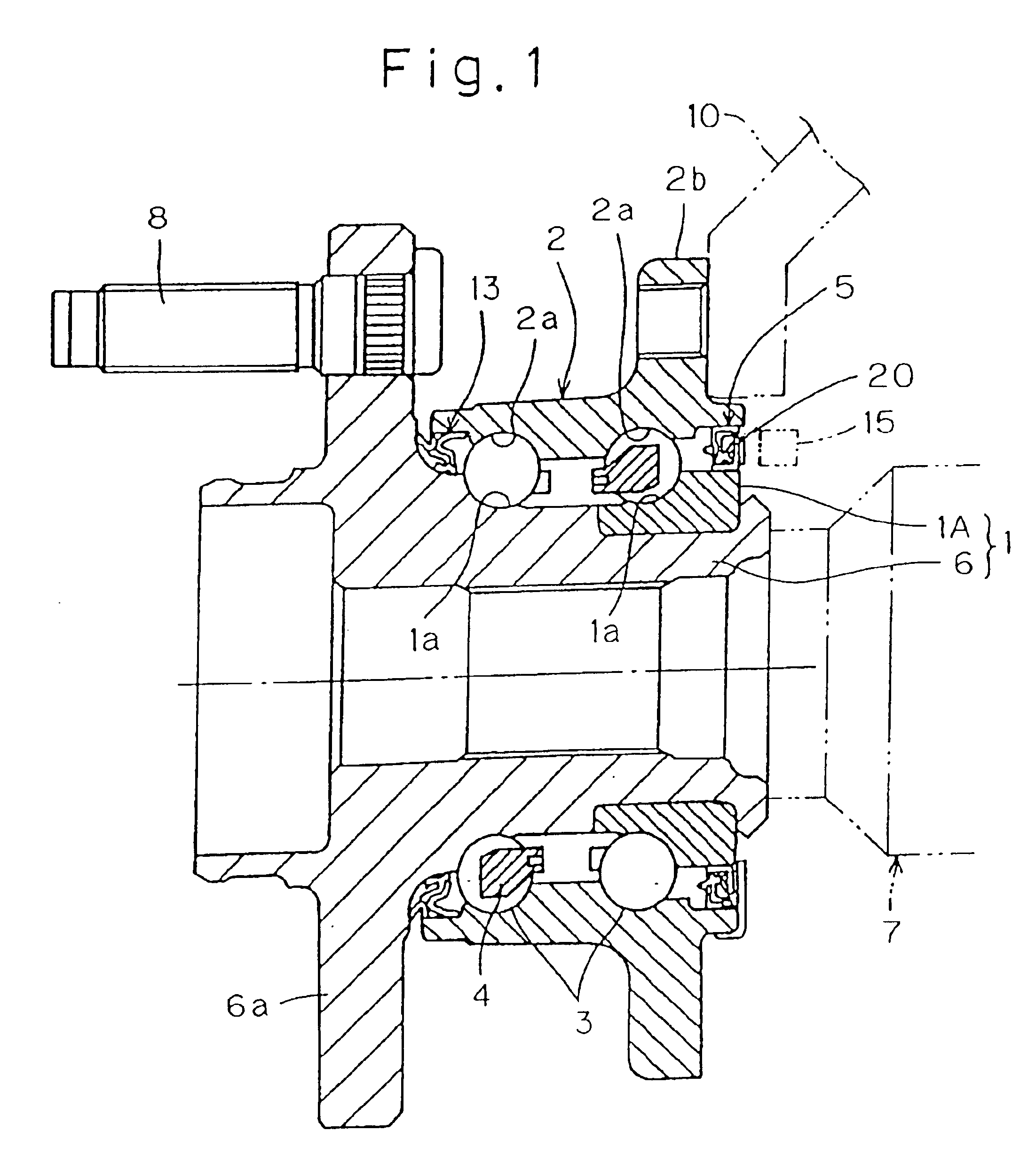 Magnetic encoder and wheel bearing assembly using the same