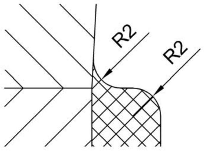 Submersed nozzle with trumpet-shaped outlet and using method thereof