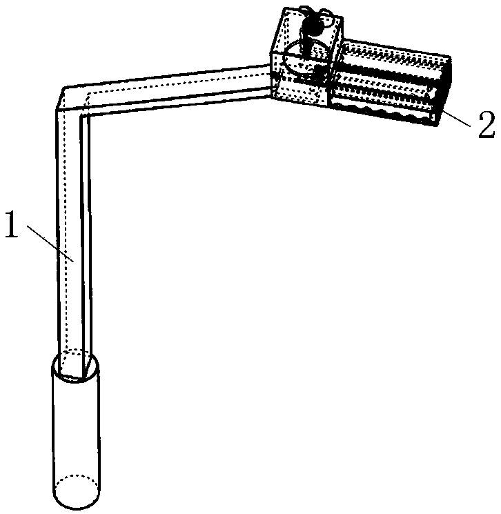 Streetlamp capable of removing dust on inner wall