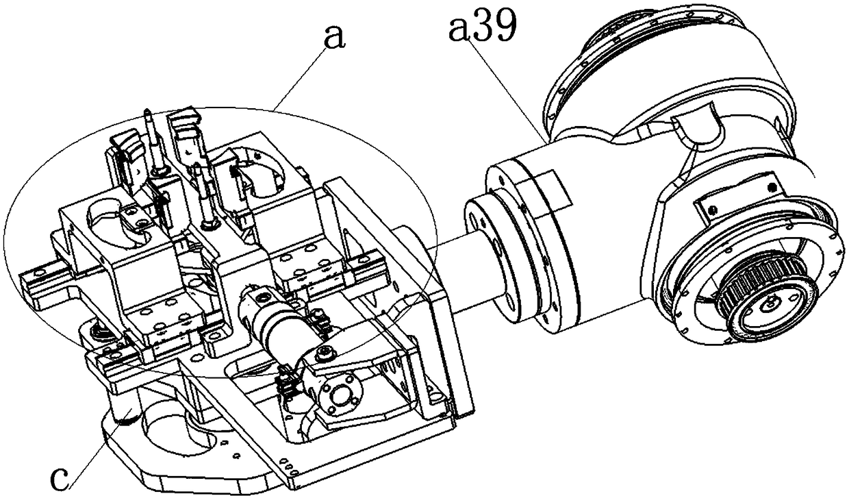 Manipulator, and mounting structure of reducer synchronous wheel assembly, wrist and forearm arm casting