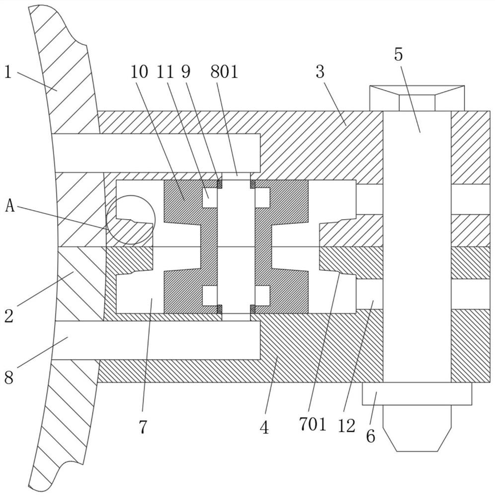 High-temperature and high-pressure air cylinder sealing assembly