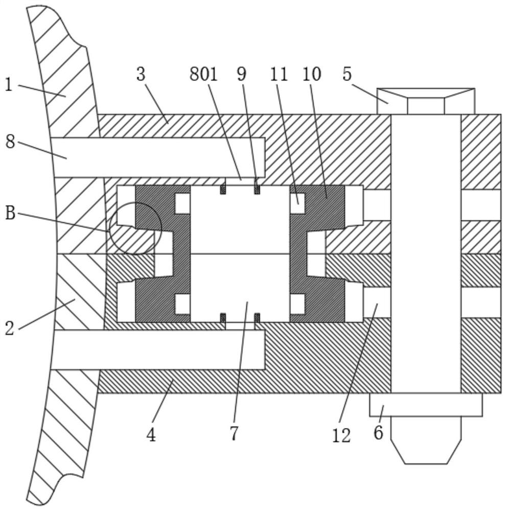 High-temperature and high-pressure air cylinder sealing assembly