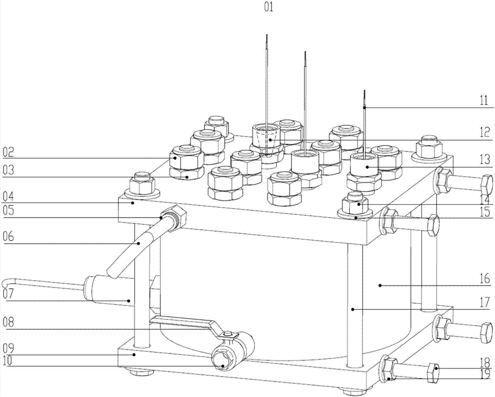 Dynamic pore water pressure gauge calibration pressure chamber device and dynamic pore water pressure gauge calibration method