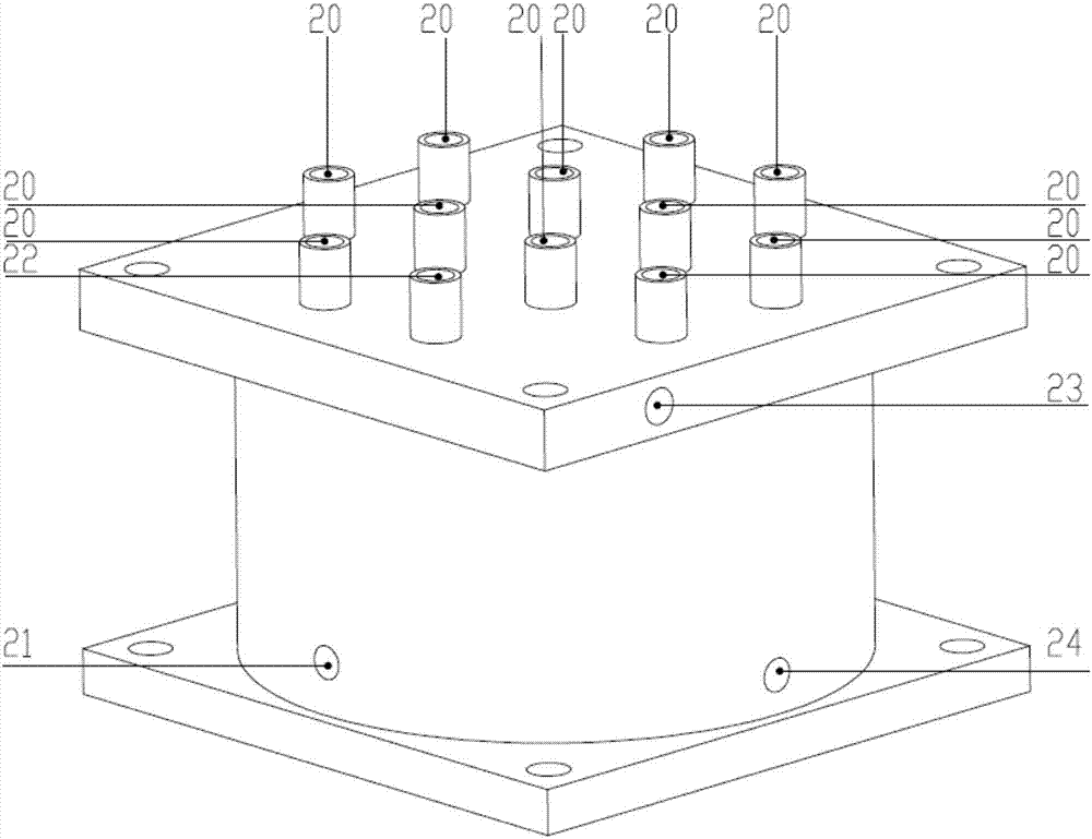 Dynamic pore water pressure gauge calibration pressure chamber device and dynamic pore water pressure gauge calibration method