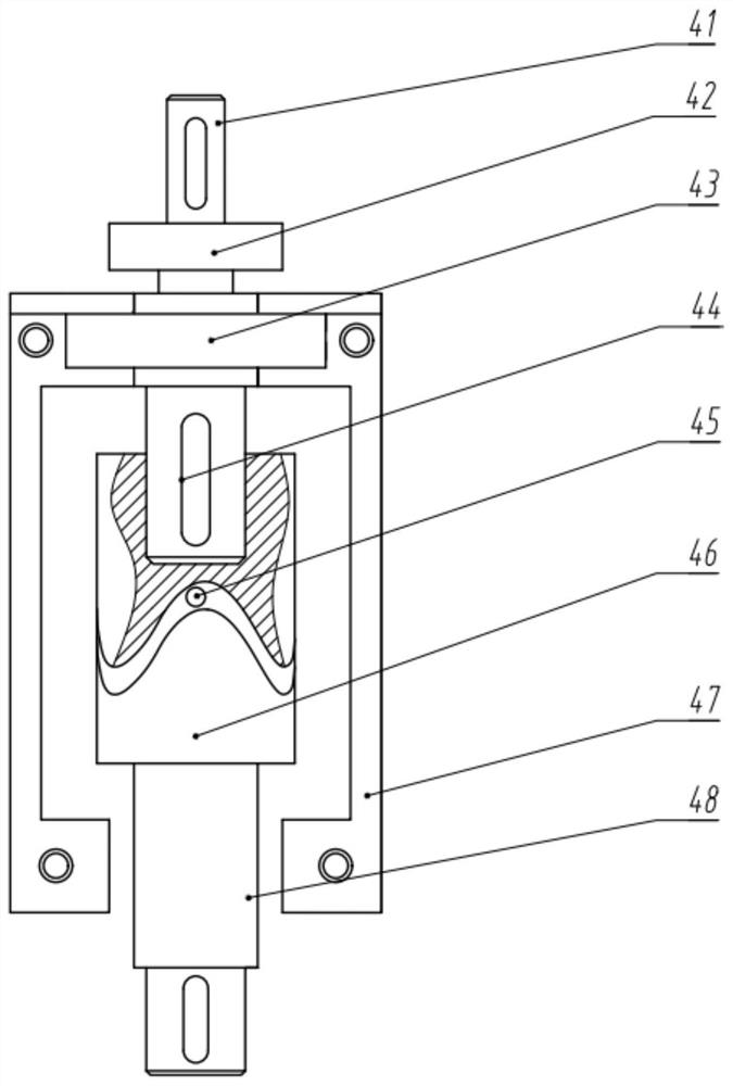 Rotary vibration coupling stirring device for preparing semi-solid slurry