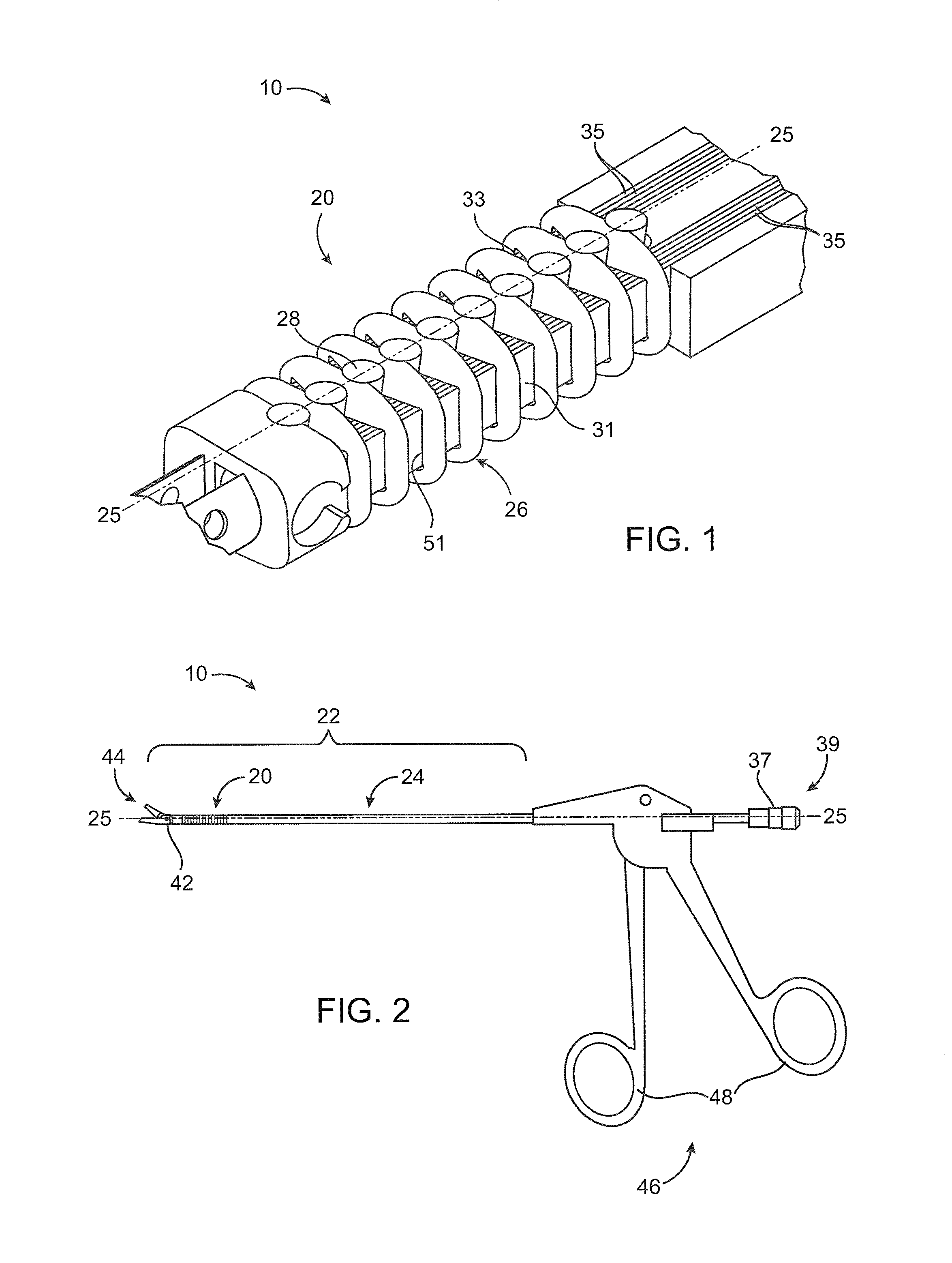 Medical device with articulating shaft