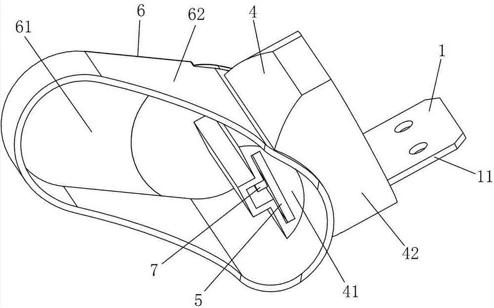 Corner connection component for guardrail surface tube