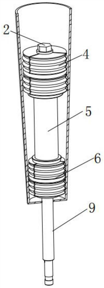 Fixture for fixing inverted conical surface workpiece