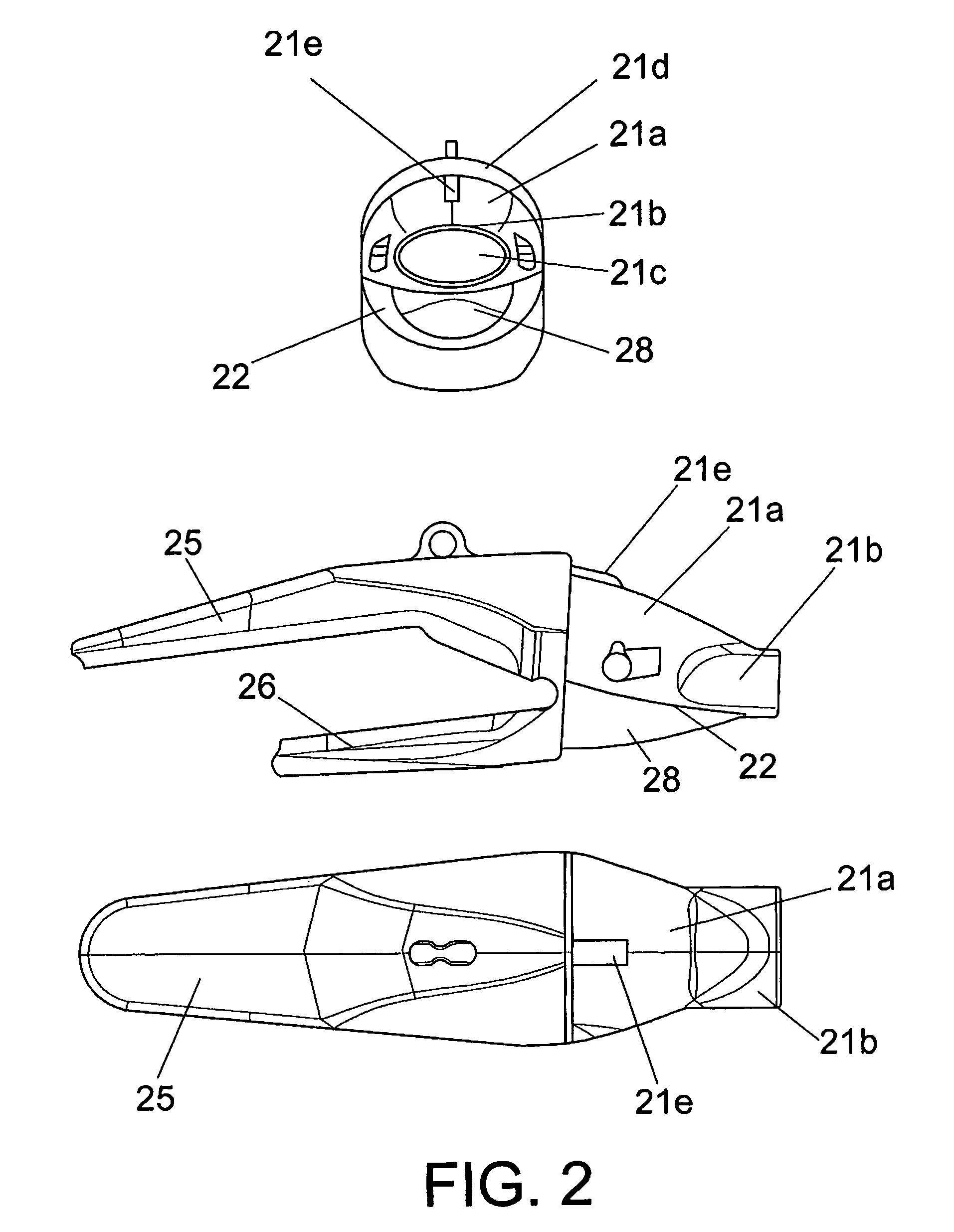 Wear assembly and components thereof, which is intended for machines that are used to move materials such as earth and stones