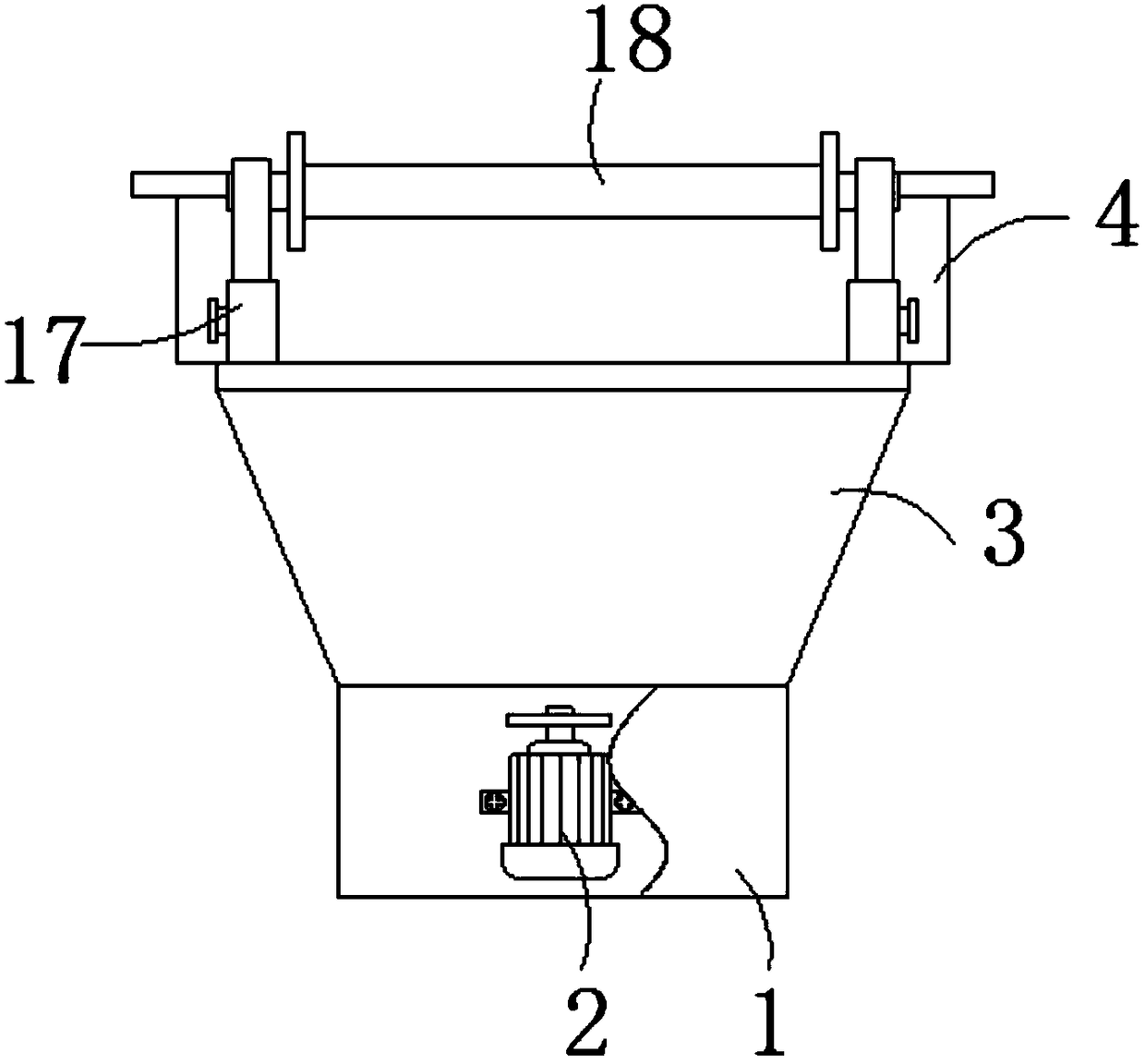 Cooling device of chemical fiber