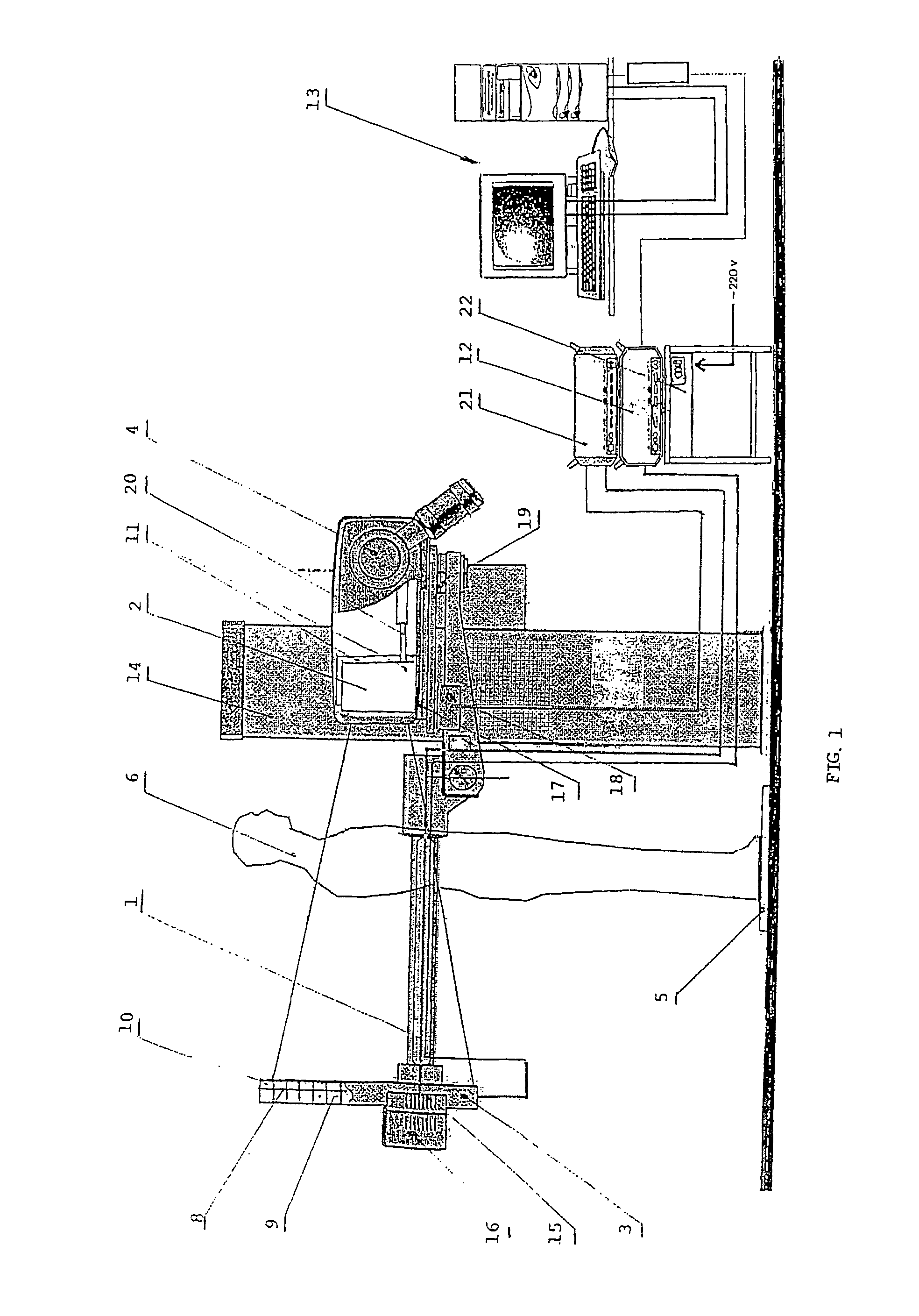 Method of body X-ray scanning, an apparatus for its implementation and a radiation detector (3 version) thereof