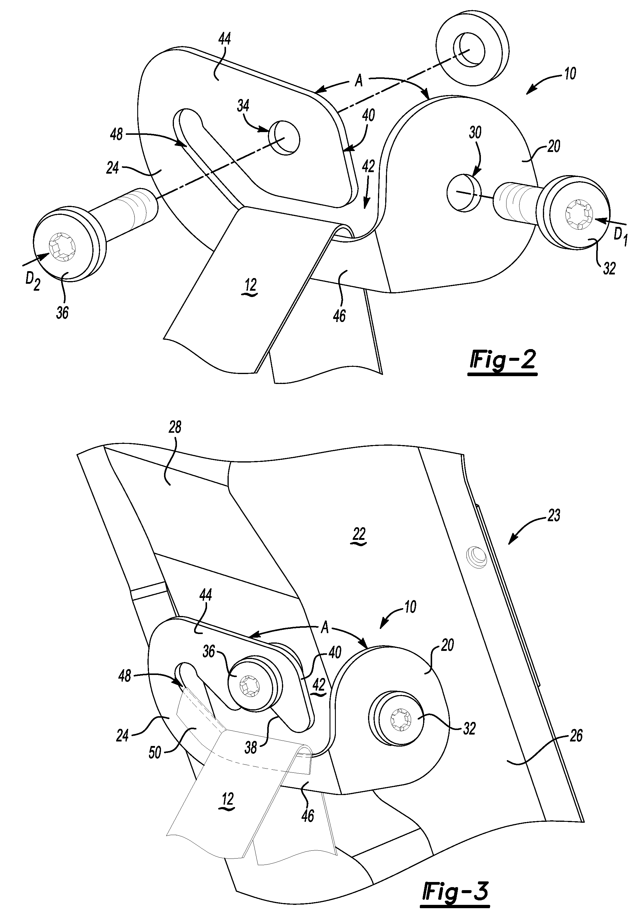 Guide loops for a seat belt system