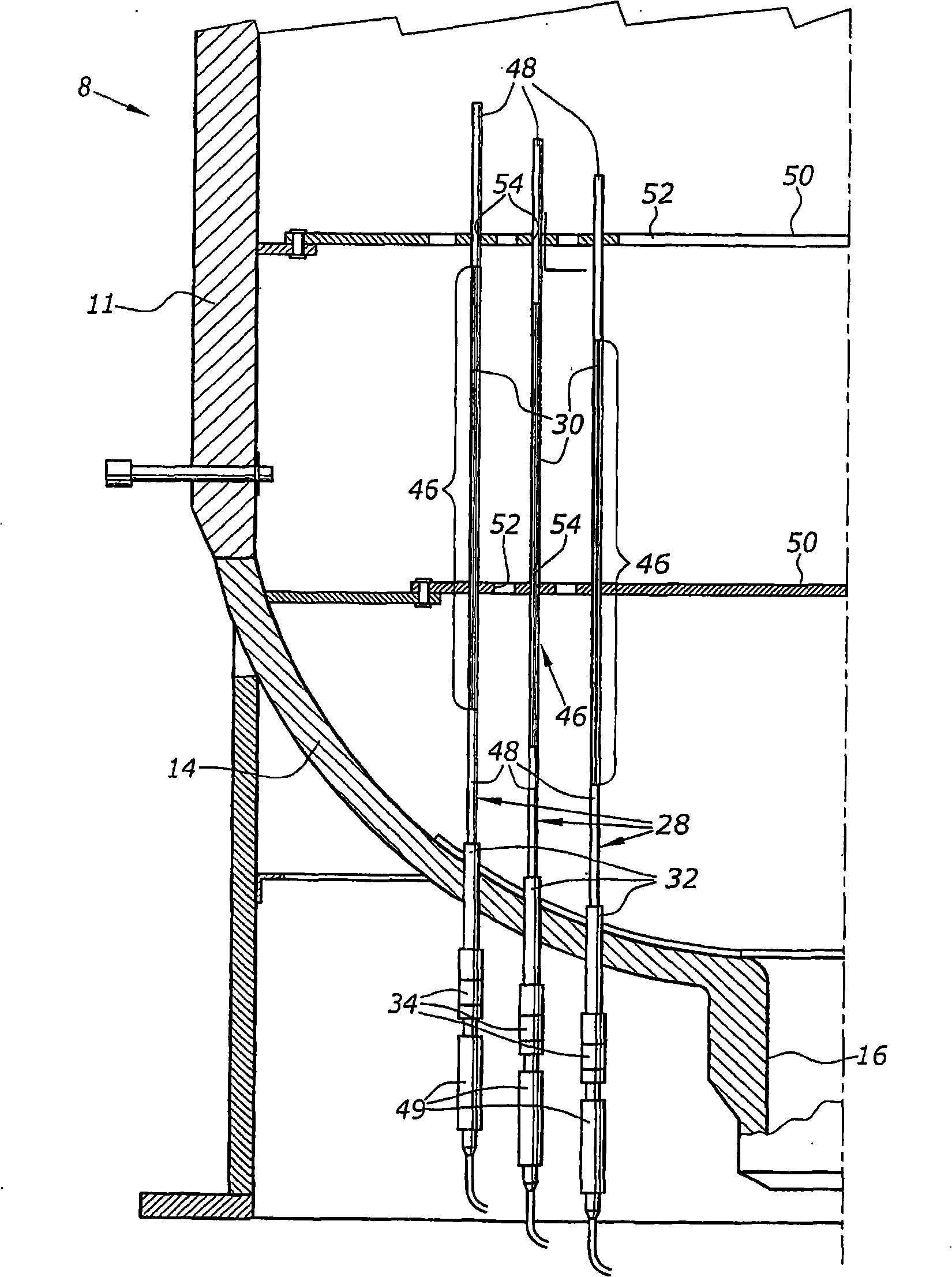 Pressurizer heater for the primary cooling system of a pressurized-water nuclear reactor