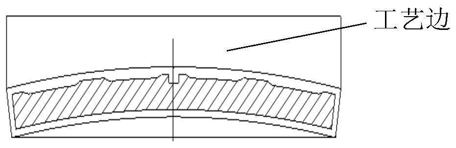 Machining and positioning process method for casting high-temperature alloy ring block parts