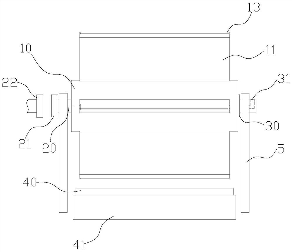 Air curtain cleaning mechanism for printing equipment