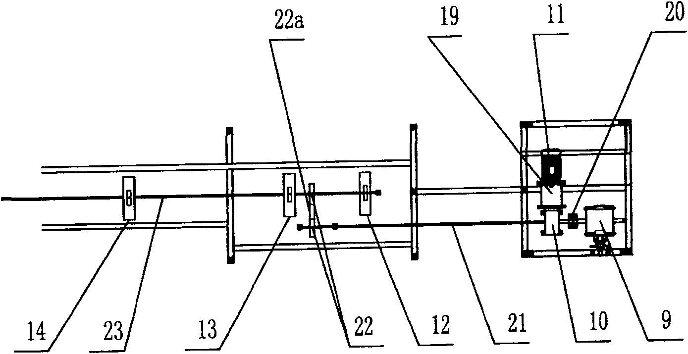 Full-automatic assembly production chain of energy-saving lamp