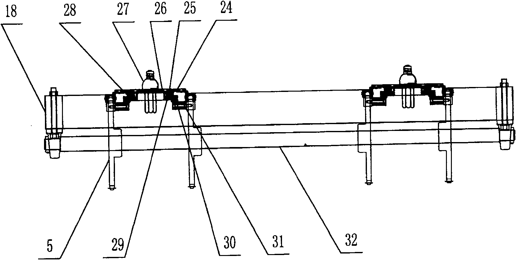 Full-automatic assembly production chain of energy-saving lamp