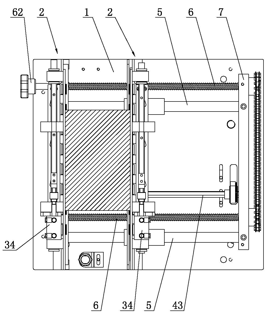 One-by-one bi-directional feeding device for PCBs