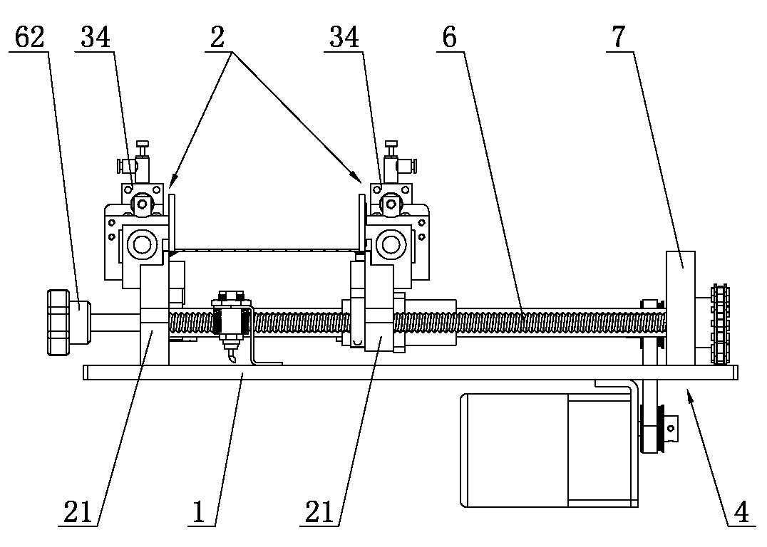 One-by-one bi-directional feeding device for PCBs